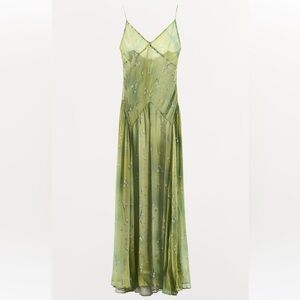 NWT Zara Long Floral Print Dress